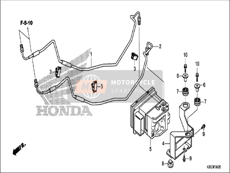 Honda C125A 2019 ABS Modulateur pour un 2019 Honda C125A